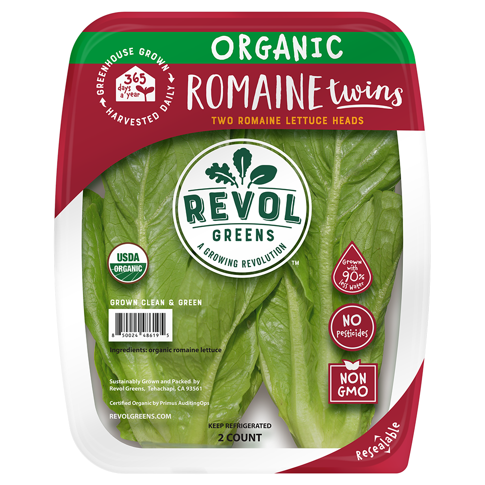 Revol Greens Organic Romaine Twins